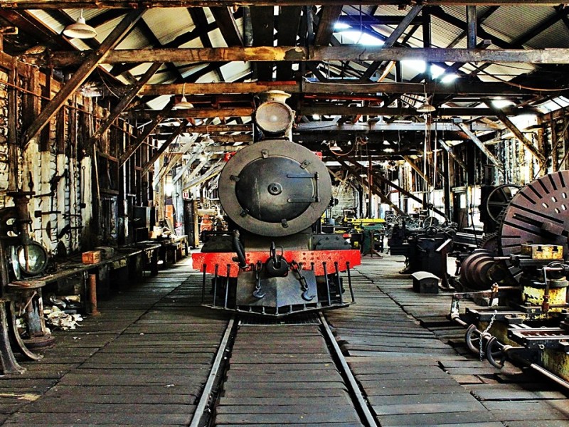 Yarloop Workshops : Pictorial Before It Was  Destroyed by&nbsp;Fire!